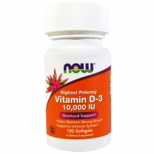  NOW Vitamin D3 10000 120 