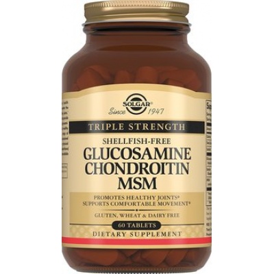  Solgar Glucosamine+Chondroitin+MSM 60 