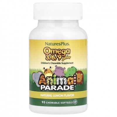  Natures Plus Omega 3-6-9 Animal Parade 90 